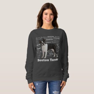Moletom Boston Terrier Traça Sweatshirt