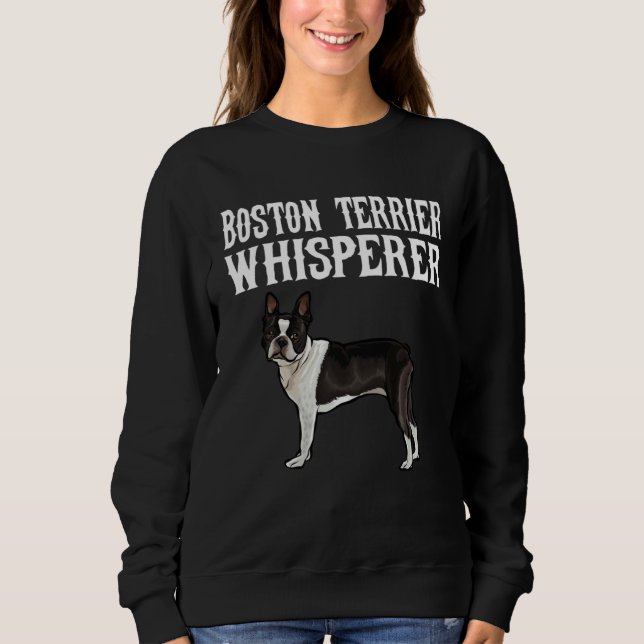 Moletom Boston Terrier Whisperer Dog (Frente)