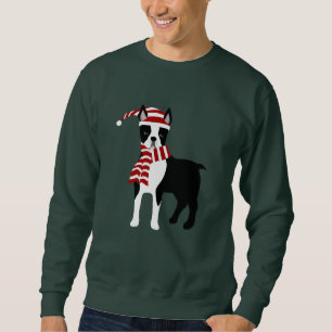 Moletom Boston Terrier Winter Long Sleeve Tshirt