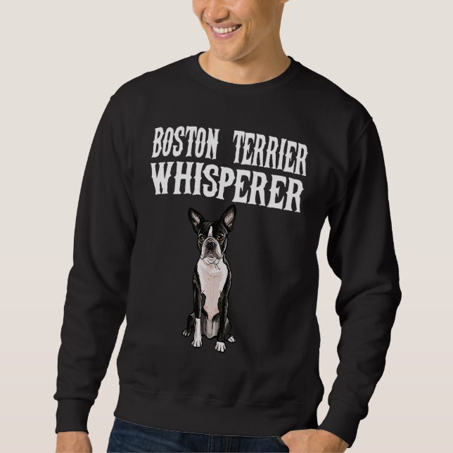Moletom Boston Terrier Wisperer  Dog (Frente)