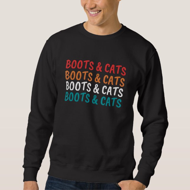 Moletom Botas E Gatos House E Techno Dj 2 (Frente)