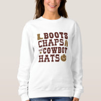 Botas Perneiras E Chapéus De Cowboy
