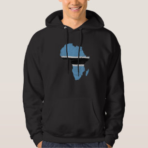 Moletom Botsuana Bandeira África Continente Presente por