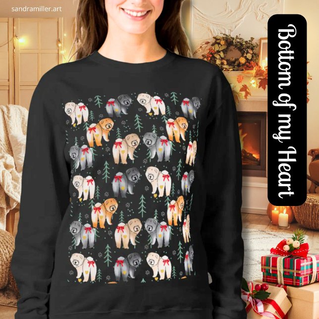 Moletom BOTTOM OF MY HEART Chow black shirts (Criador carregado)