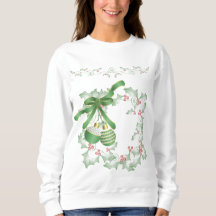 Boughes of Holly Light Green Pink