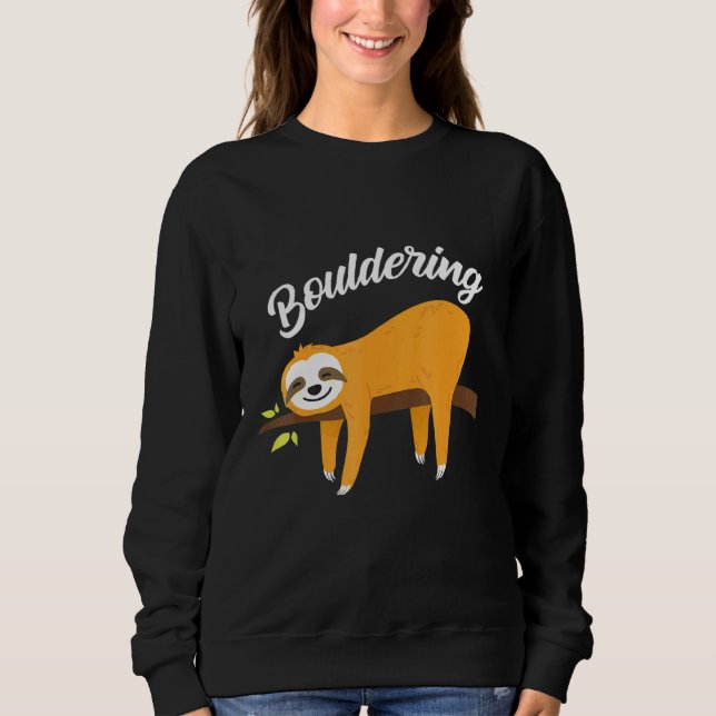 Moletom Boulder Sloth Subindo Rock (Frente)