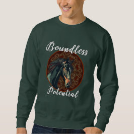 Moletom Boundless Potential Horse Sweatshirt – Majestic St