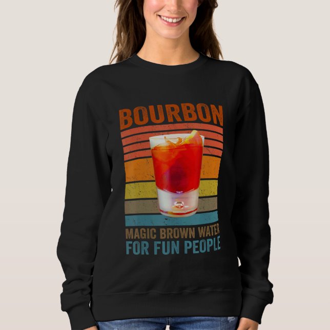 Moletom Bourbon Definition Magic Brown Water For Fun Peopl (Frente)