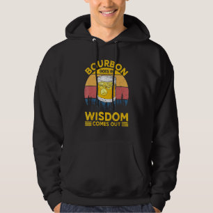 Moletom Bourbon entra na sabedoria sai Bourbon para homens