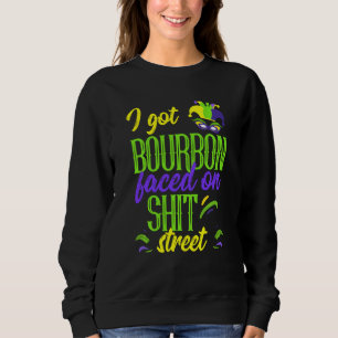 Moletom Bourbon Faced Street Bebendo Mardi Gras Parade Co