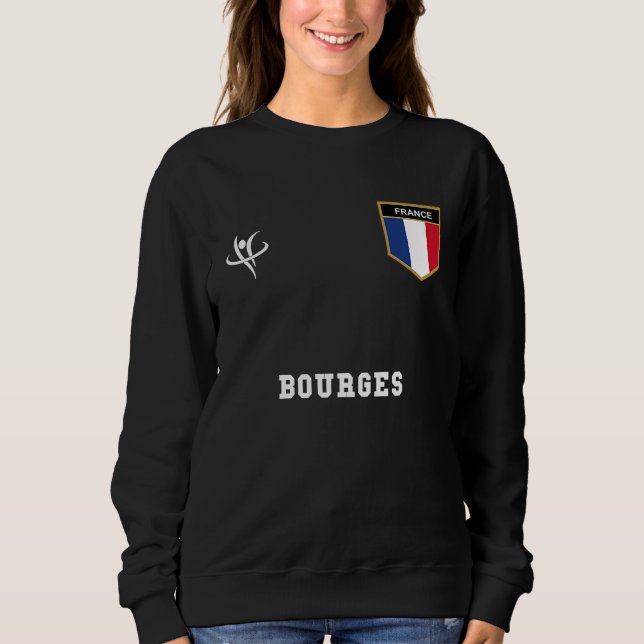 Moletom BOURGES France Vintage Sports (Frente)