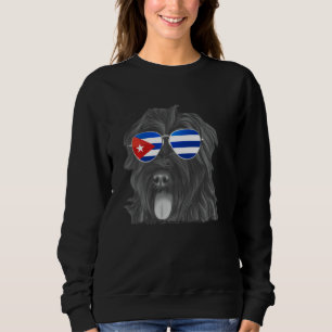 Moletom Bouvier des Flandres Dog Cuba Flag Sunvidles