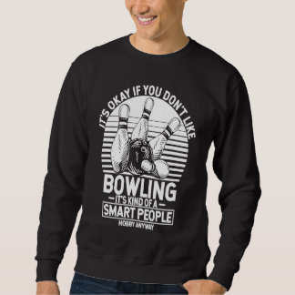 Moletom Bowling Ball Pin Bowler Strike Team Bowling Alley