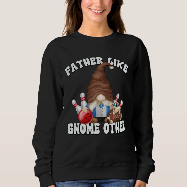 Moletom Bowling Dad Gnome Graphic For Bowler Bowling Grand (Frente)