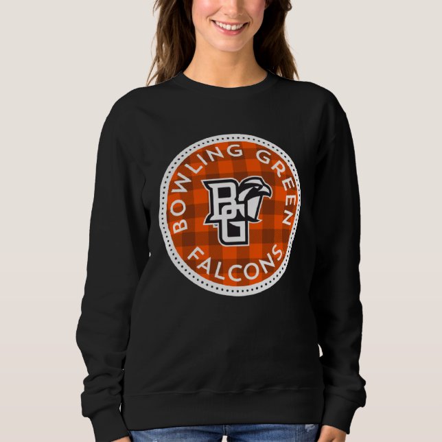 Moletom Bowling Green BGSU Falcons Plaid Badge (Frente)