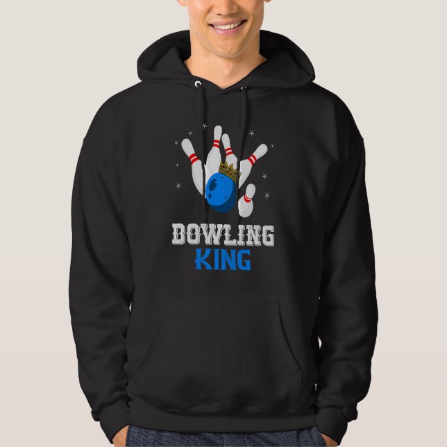 Moletom Bowling King Crown Bowler Bowling Team Strike Bowl (Frente)