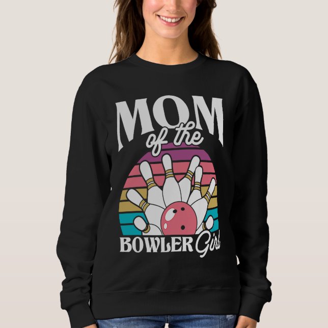 Moletom Bowling Mom Pin Bowler Strike Bowling Team Bowling (Frente)