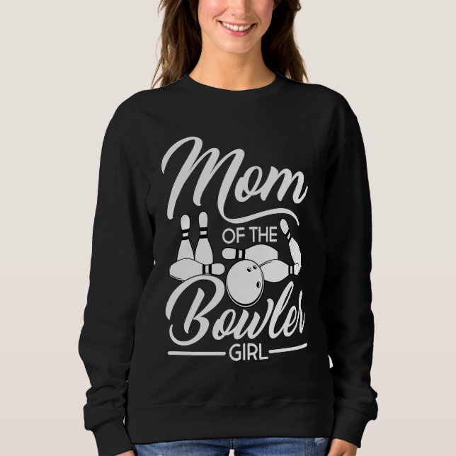 Moletom Bowling Mom Pin Bowler Strike Bowling Team Bowling (Frente)