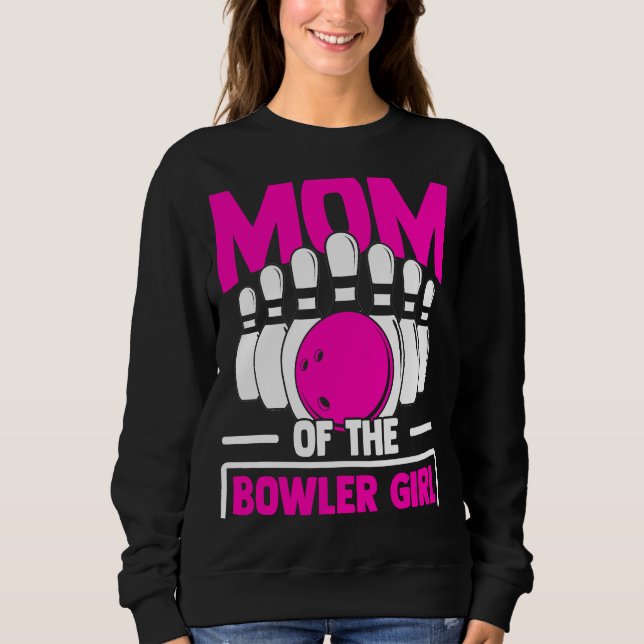 Moletom Bowling Mom Pin Bowler Strike Bowling Team Bowling (Frente)