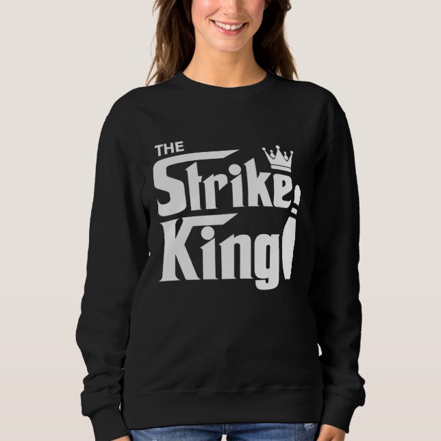 Moletom Bowling Strike Parody King Bowler League (Frente)