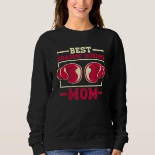 Moletom Boxer de Sombra Melhor Boxer de Sombra Mãe Boxer