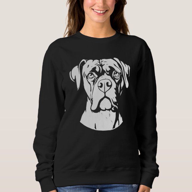 Moletom Boxer Dog Pet  Breed Boxer Dog (Frente)