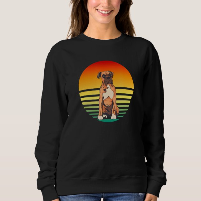 Moletom Boxer Dog Sunset (Frente)