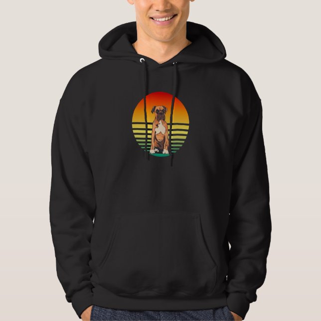 Moletom Boxer Dog Sunset (Frente)
