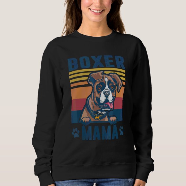 Moletom Boxer Mama Mãe Retro Cachorro Mãe 3 (Frente)