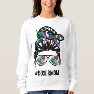 Moletom Boxer Mamãe Mensageira Cachorro de Arco