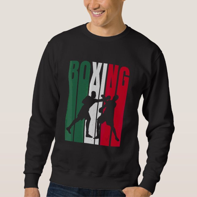 Moletom Boxer mexicano Flag Boxing 5 (Frente)