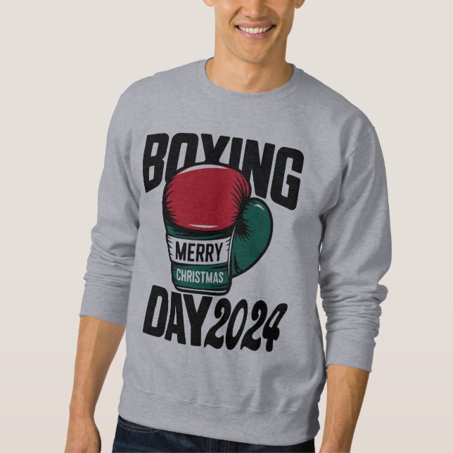 Moletom Boxing Day 2024 Natal Hoodie & Sweatshirt (Frente)