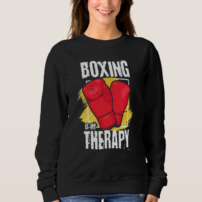Moletom Boxing Is My Therapy  box athlete (Frente)
