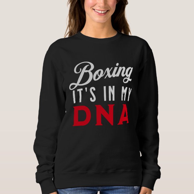 Moletom Boxing It's In My DNA   Boxing (Frente)