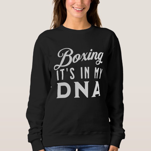 Moletom Boxing It's In My DNA   Boxing  1 (Frente)