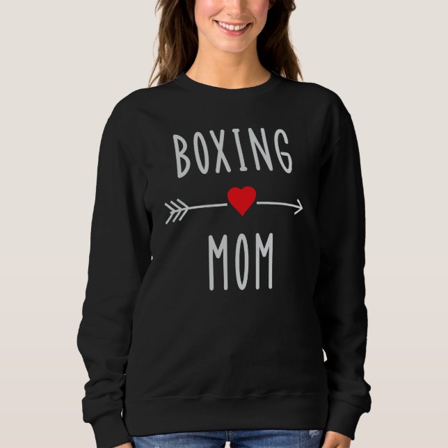 Moletom Boxing Mãe Engraçadas Mulheres Boxando MMA Muay Th (Frente)