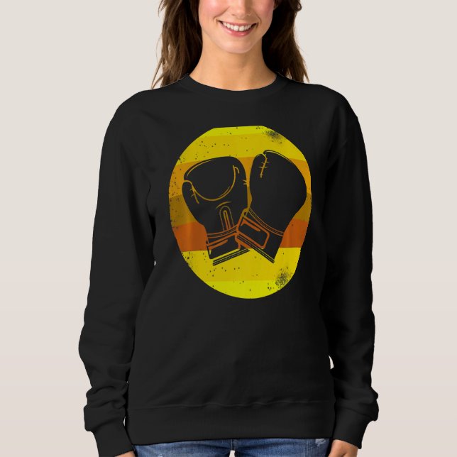 Moletom Boxing Retro All Day Bae  Women Boxing Sports Love (Frente)