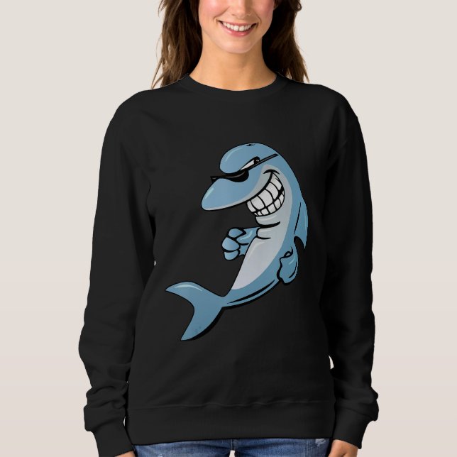 Moletom Boxing Roger Humor Sport Shark (Frente)