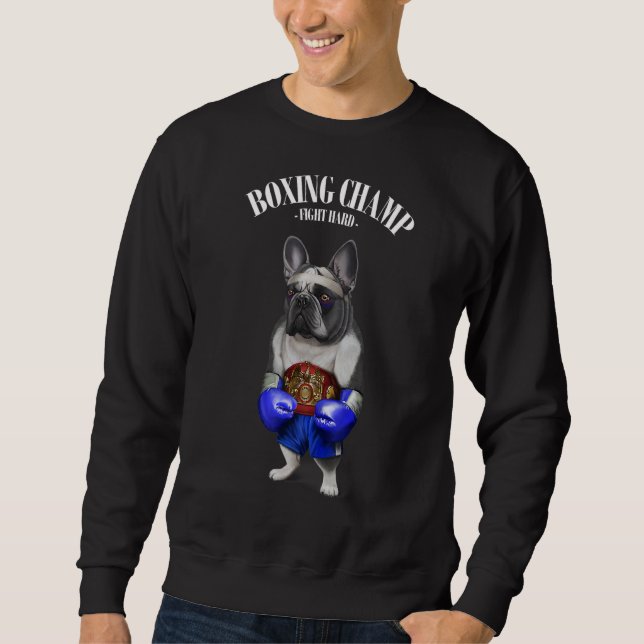 Moletom Boxion Champion French Bull Dog Fighter 1 (Frente)