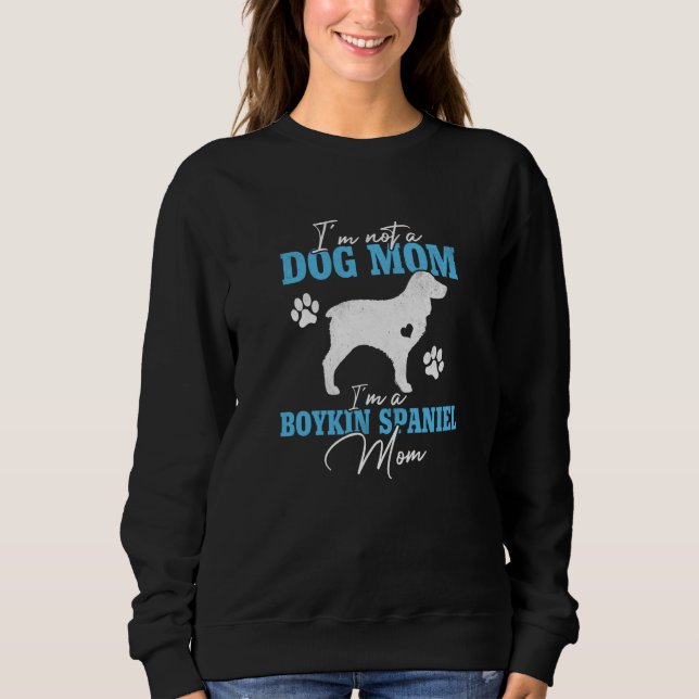 Moletom Boykin Spaniel Mom Women for Dog Cute Dog Mom (Frente)