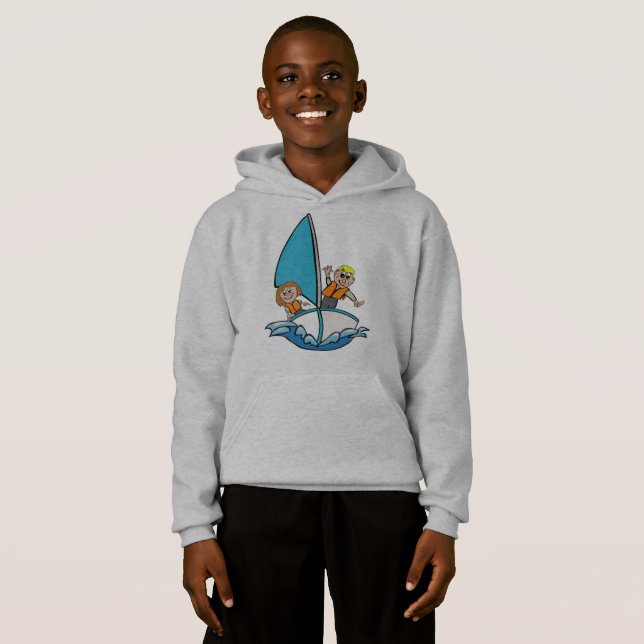 Moletom Boys' Maritime Explorer - Pequeno Capitão (Frente Completa)