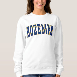 Moletom Bozeman Montana Vintage College Style Sweet