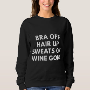 Moletom Bra Fora Do Cabelo Suores No Vinho Despedaçado Aju