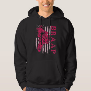 Moletom Braap Moto Dirt Motocross Garotas Rosa Usa Ame