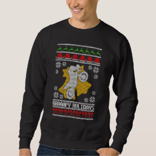 Moletom Braapay Holidays Motocross Feia Sweater de Natal D