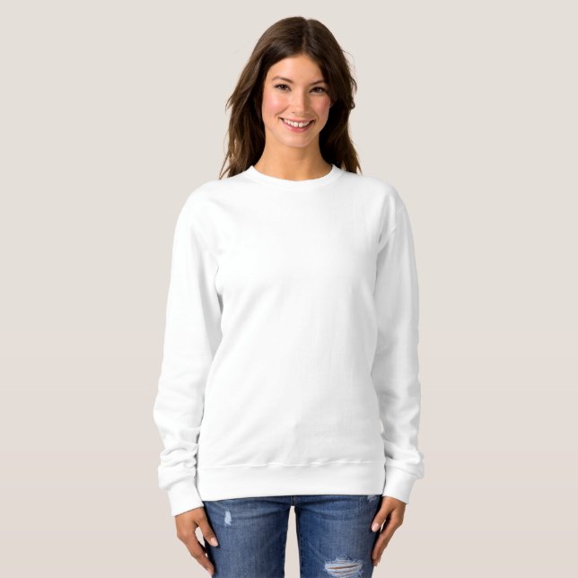 Moletom branco comum (Frente Completa)
