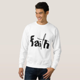 Moletom Branco da FAITH Graphic
