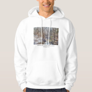 Moletom Branson Fall Creek Winter Snow Painterly Hoodie