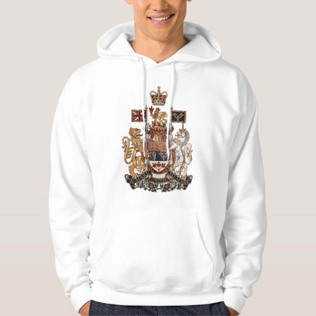 Moletom Brasão de armas de Sua Majestade canadense (Frente)