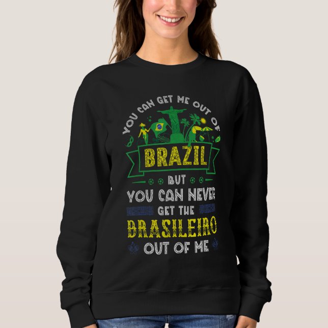 Moletom Brasil: Bandeira Brasileira Socc (Frente)